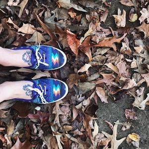 Vans Southwest Aztec Print Slip On Shoes